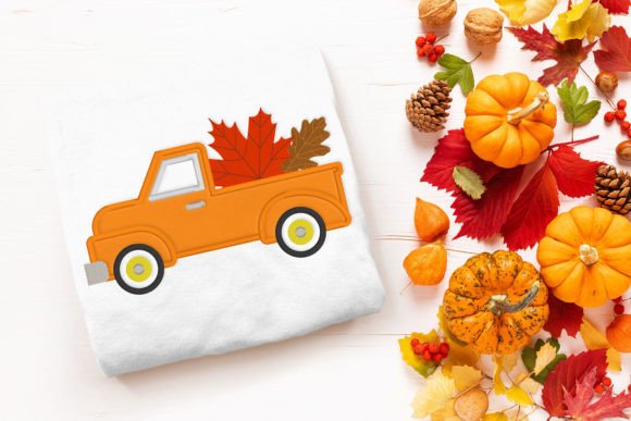 Autumn Leaves Vintage Truck Applique Review