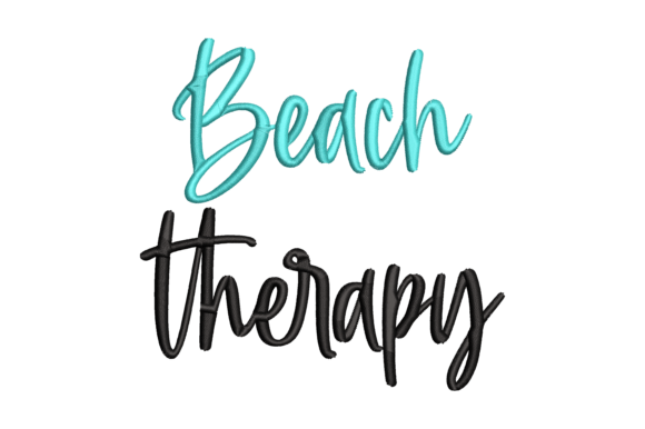 Beach Therapy Embroidery Review