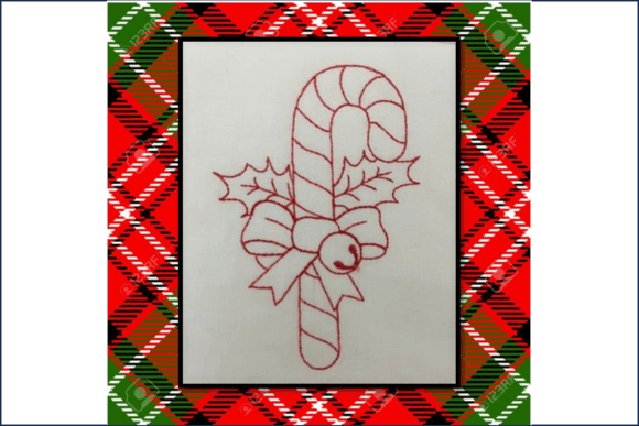 Candy Cane Redwork Review