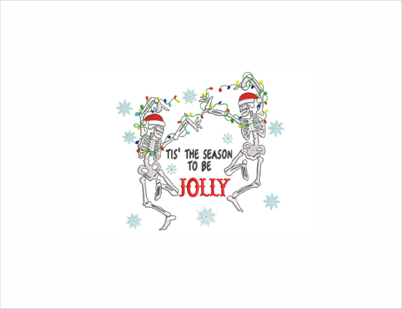Christmas Dancing Skeletons