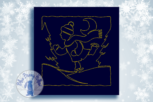 Christmas Quilt Block-Skater Review