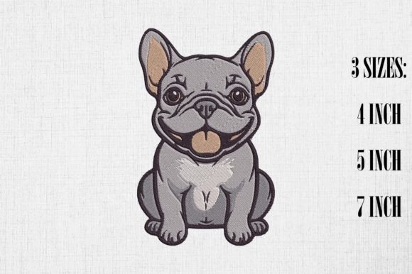 Cute French Bulldog Embroidery Review