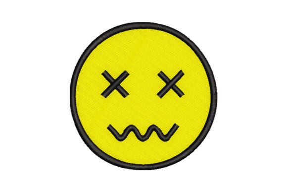 Flustered Emoji Embroidery Design Review