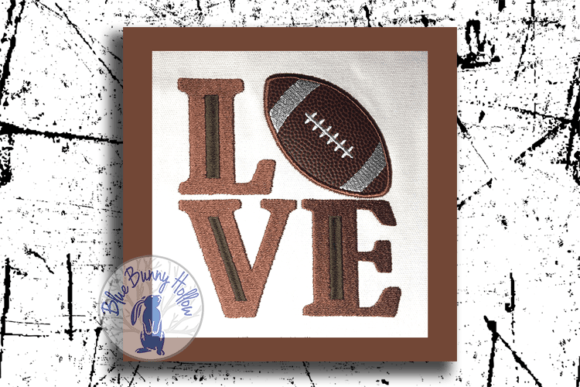 Love Football Embroidery Design Review