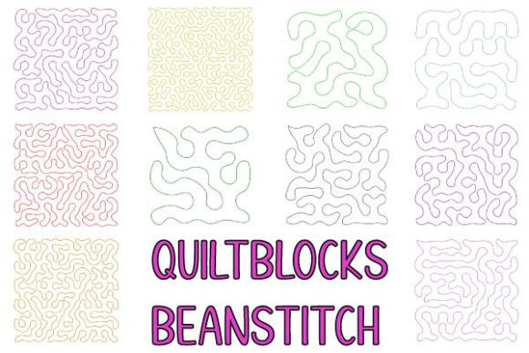 Quiltblock Patterns 3.8“ 98 Mm