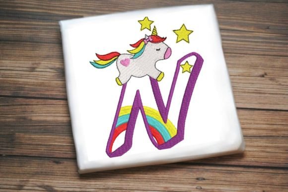Unicorn Rainbow Letter N Review