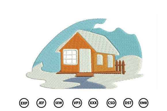 Winter House Embroidery Design Review